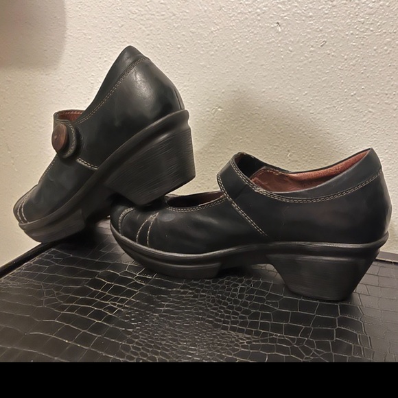 Sanita Black Mary Jane Style Mules - Picture 11 of 11